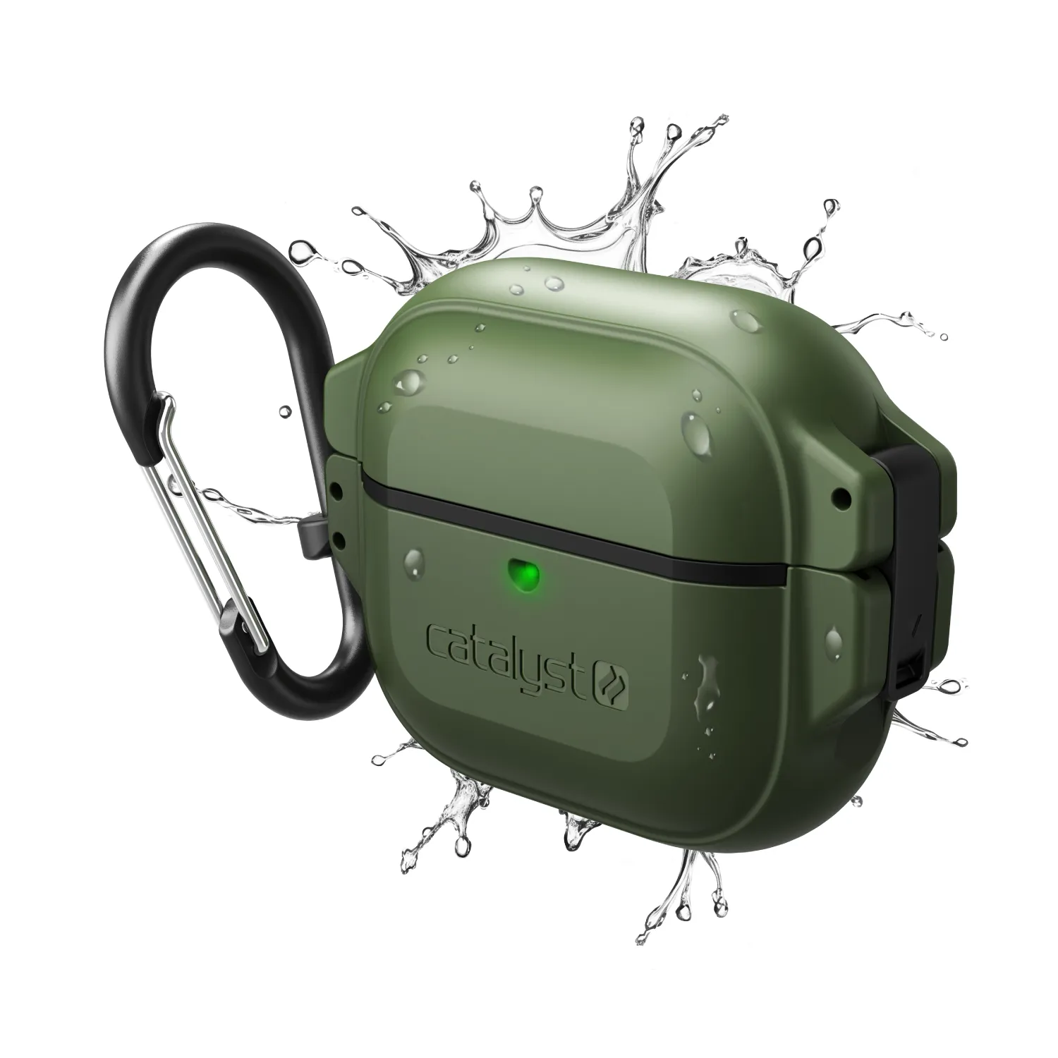 AirPods (Gen 3) - 330ft Waterproof Total Protection Case + Carabiner - Image 11