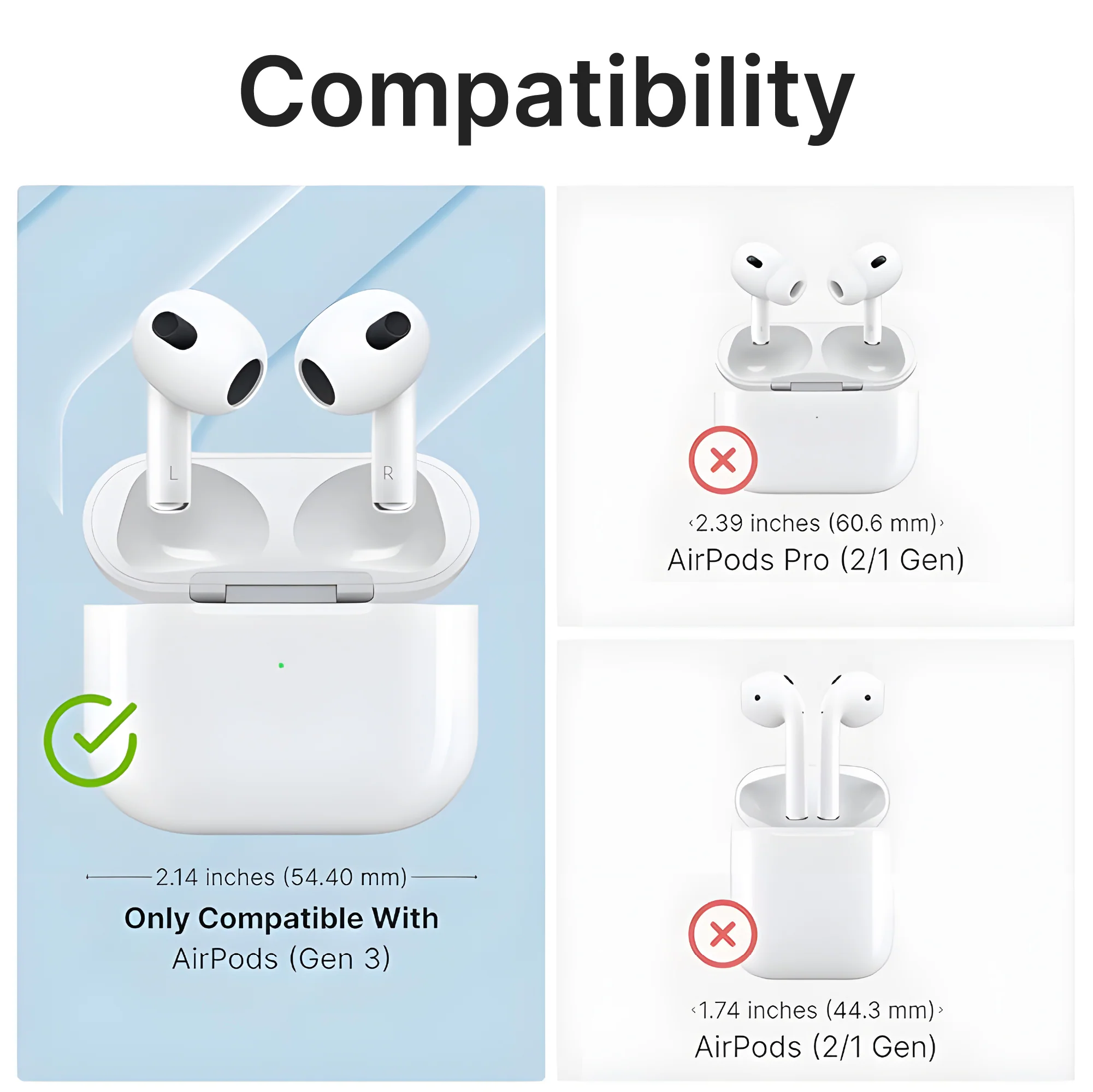 AirPods (Gen 3) - Waterproof Case + Carabiner - Image 20