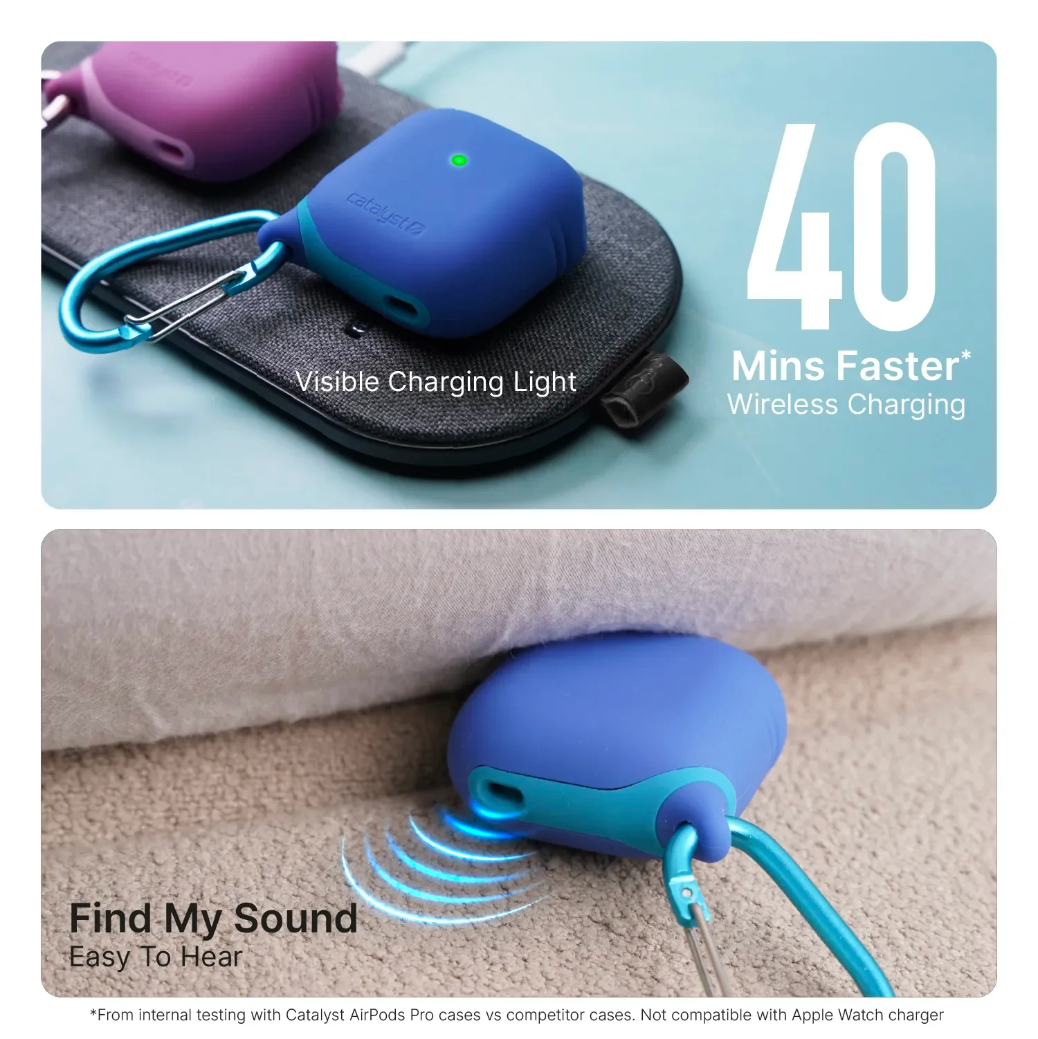 AirPods (Gen 4) - Waterproof Case + Carabiner - Image 10