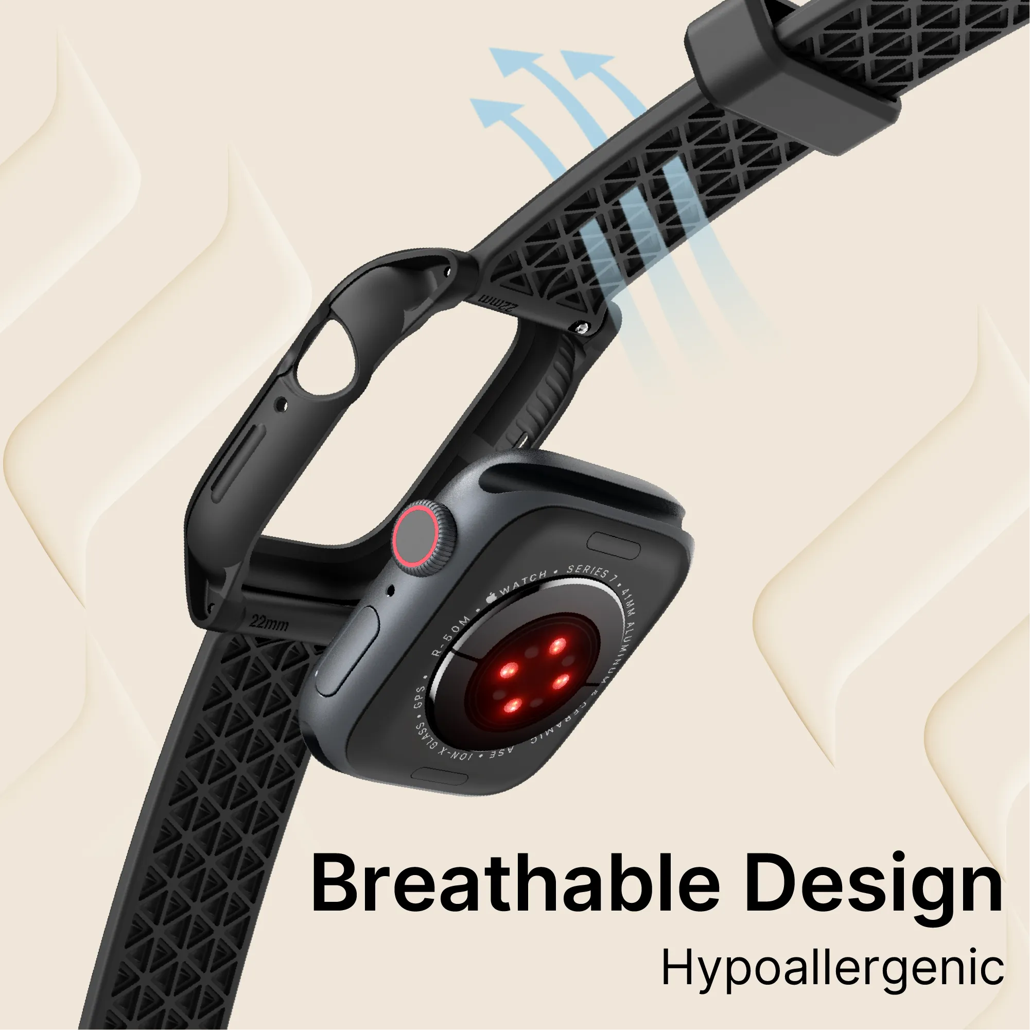 41mm - Rugged Case + Band for Apple Watch Series 9/8/7 - Image 16