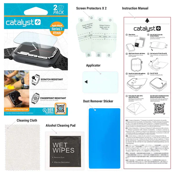 41mm - Screen Protector (2 pack) for Apple Watch Series 9/8/7 - Image 26