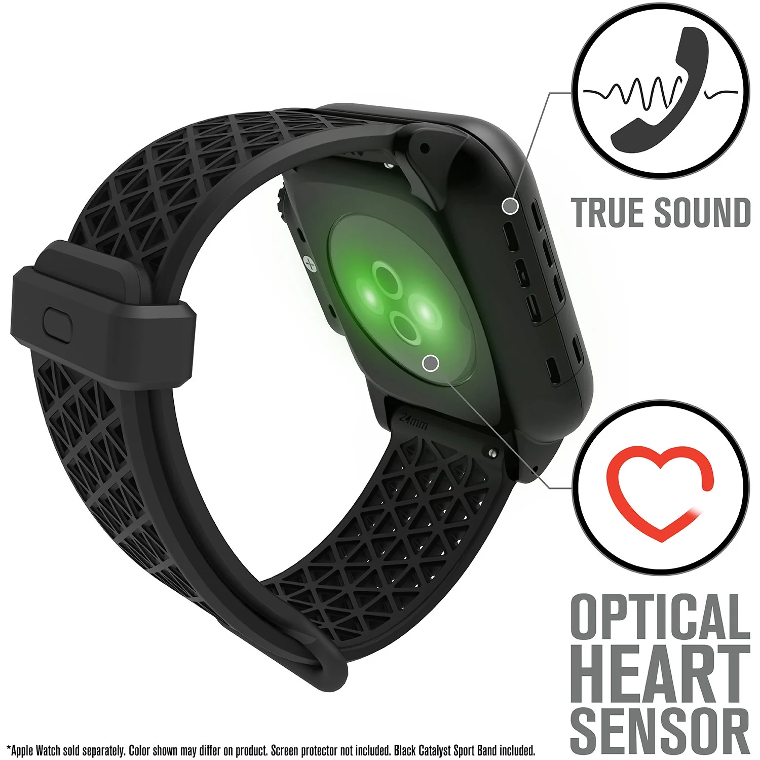 42mm - 100M Waterproof Case + Sport Band for Apple Watch Series 3/2 - Image 4
