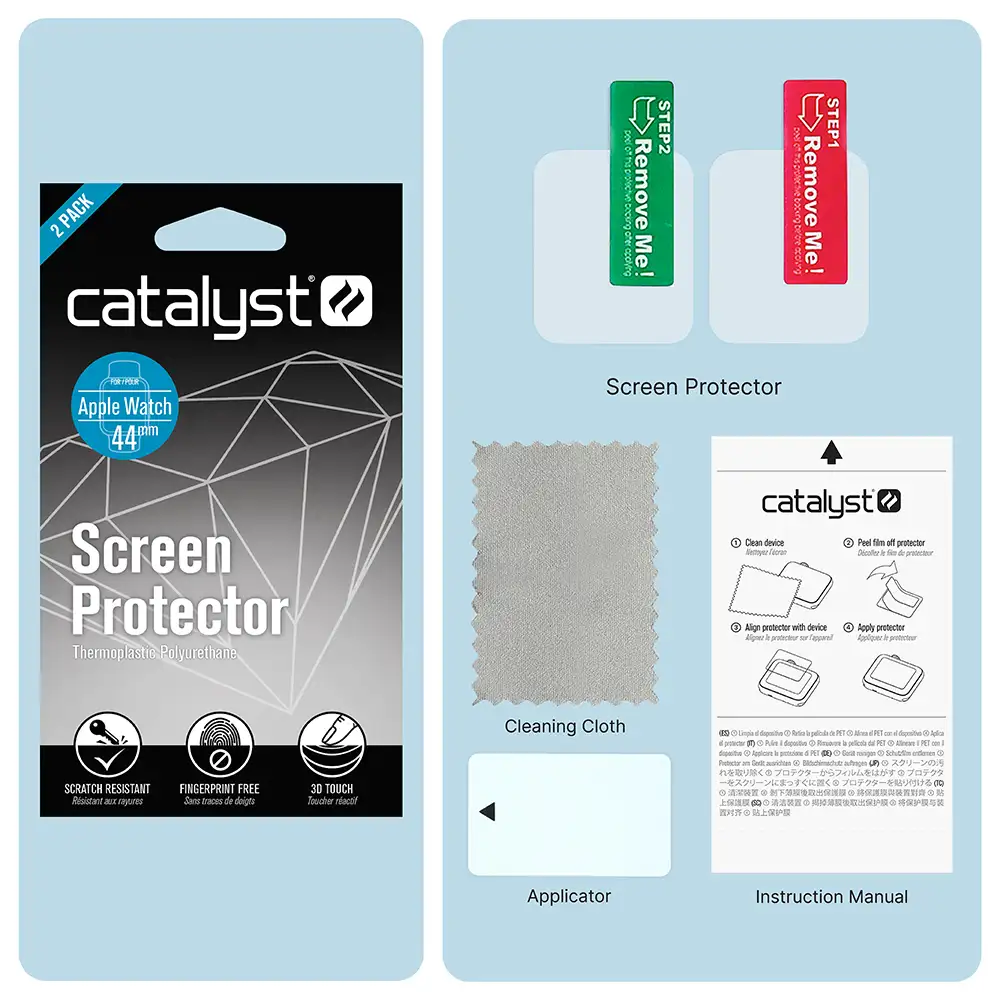 44mm - Screen Protector (2 Pack) for Apple Watch Series 6/5/4/SE (Gen 2/1) - Image 6