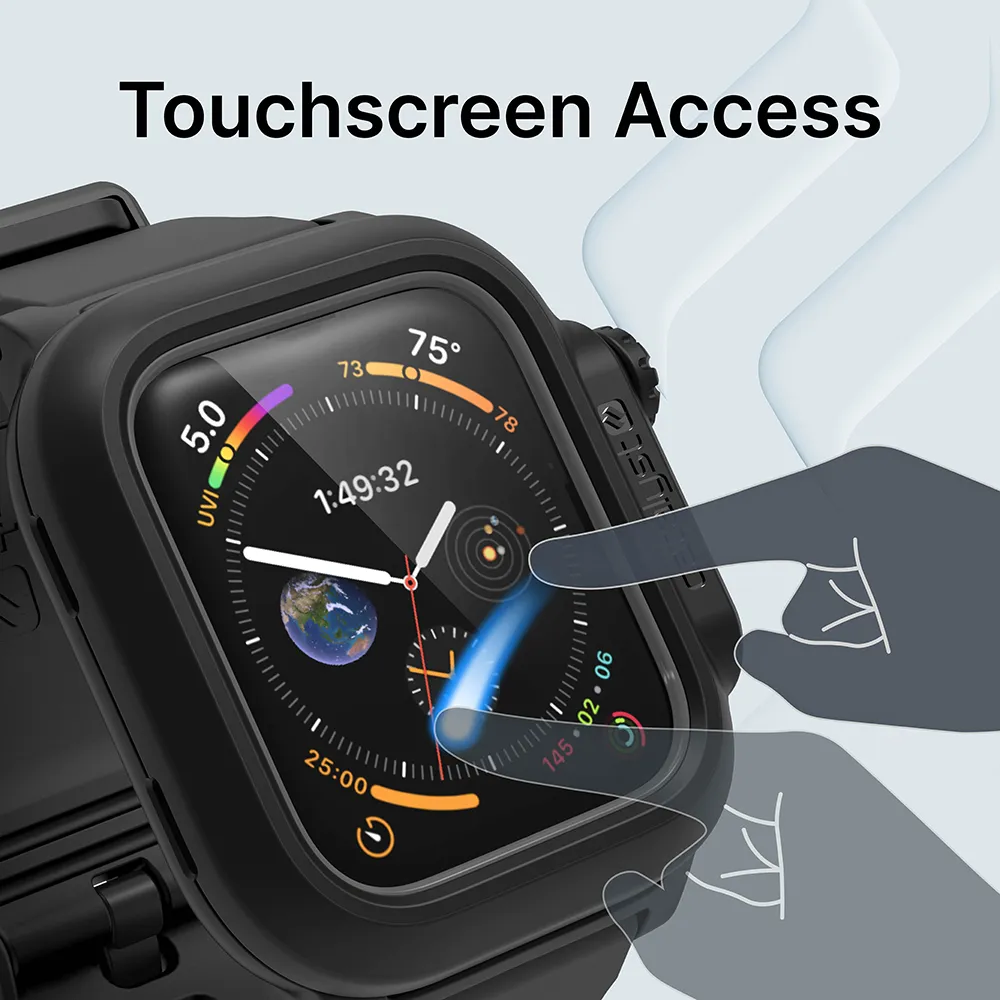 44mm - 100M Waterproof Case + Band for Apple Watch Series 6/5/4/SE (Gen 2/1) - Image 7