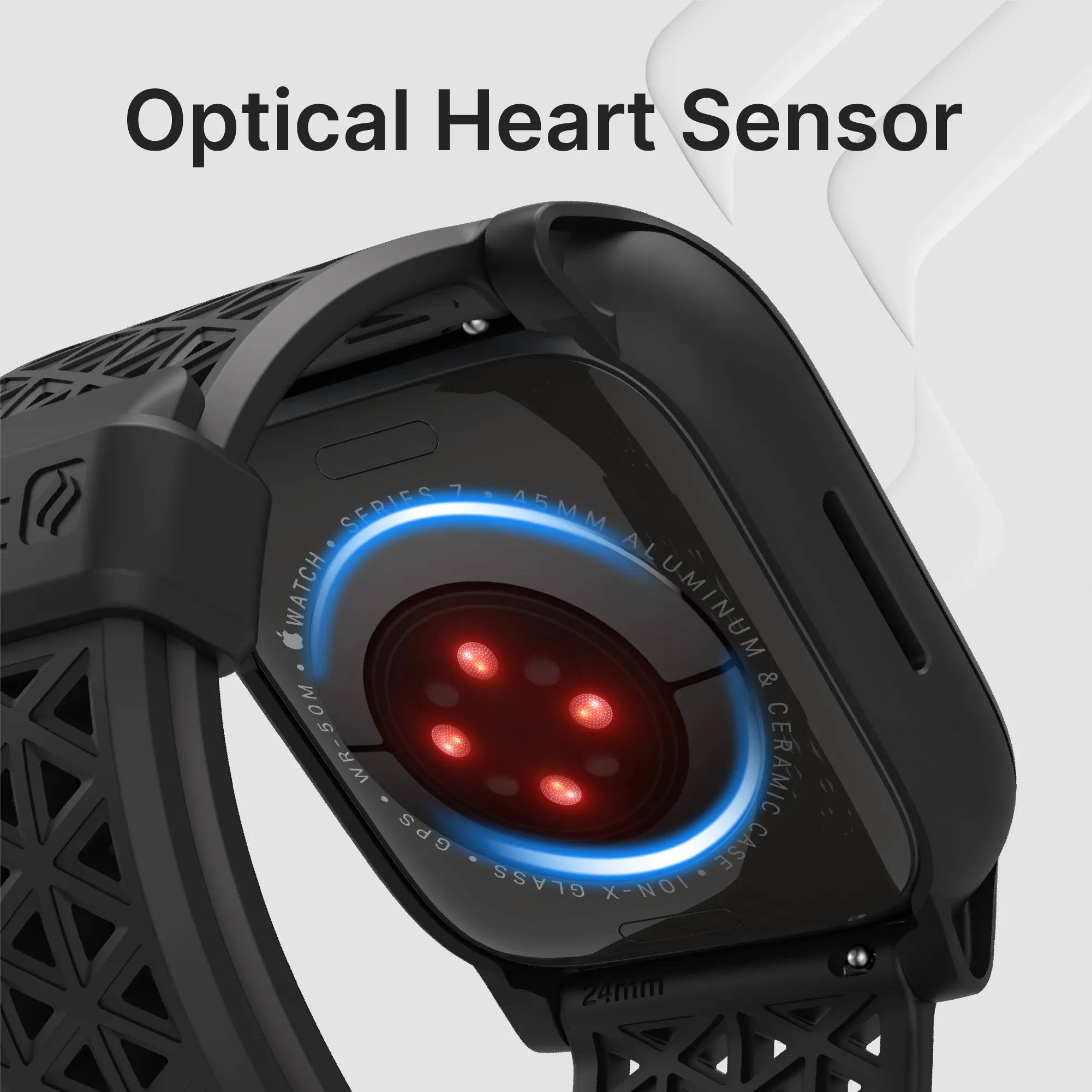45mm - Rugged Case + Band for Apple Watch Series 9/8/7 - Image 18
