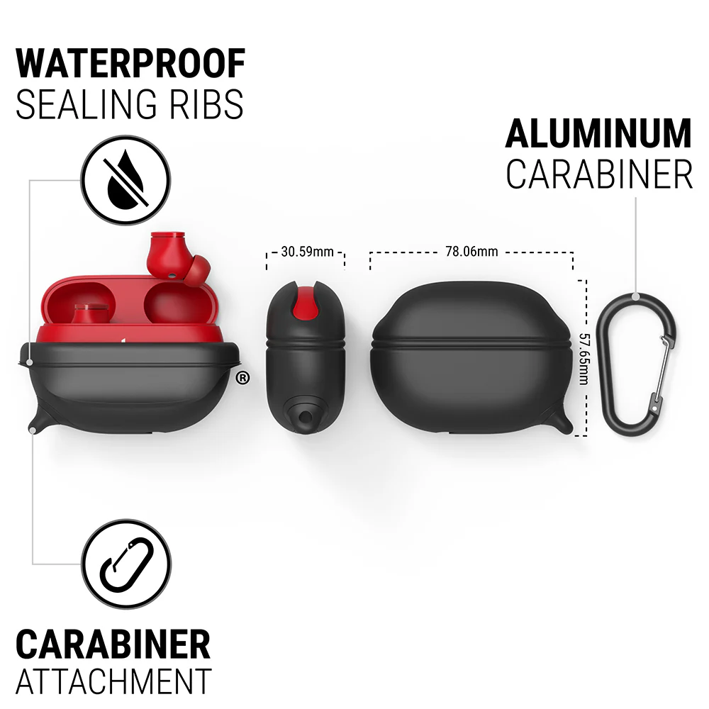 Beats Studio Buds / Beats Studio Buds Plus - Waterproof Case + Carabiner - Image 14