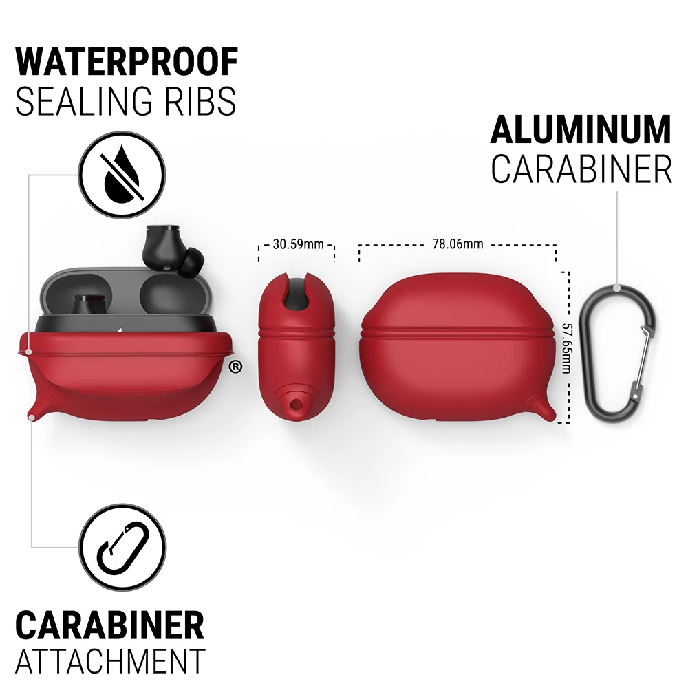 Beats Studio Buds / Beats Studio Buds Plus - Waterproof Case + Carabiner - Image 25
