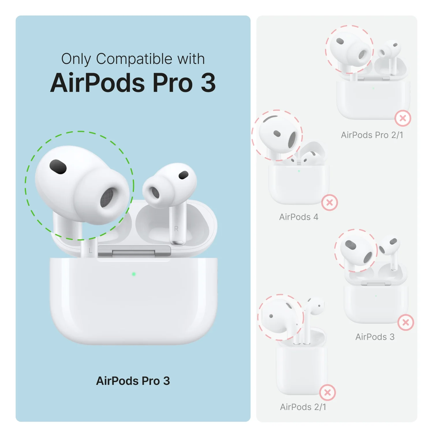 AirPods Pro 3 - 100M Waterproof Total Protection Case + Carabiner - Image 15