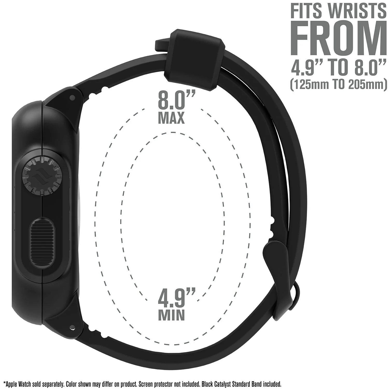 38mm - 100M Waterproof Case + Band for Apple Watch Series 3/2 - Image 10