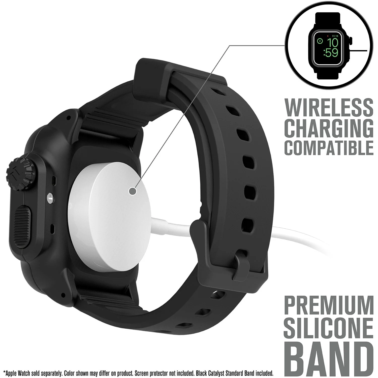 38mm - 100M Waterproof Case + Band for Apple Watch Series 3/2 - Image 5