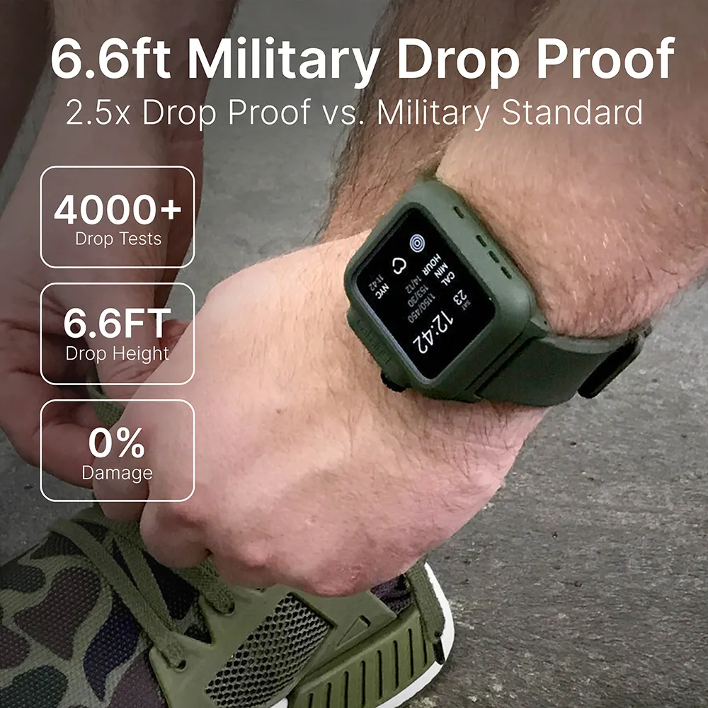42mm - 100M Waterproof Case + Band for Apple Watch Series 3/2 - Image 5