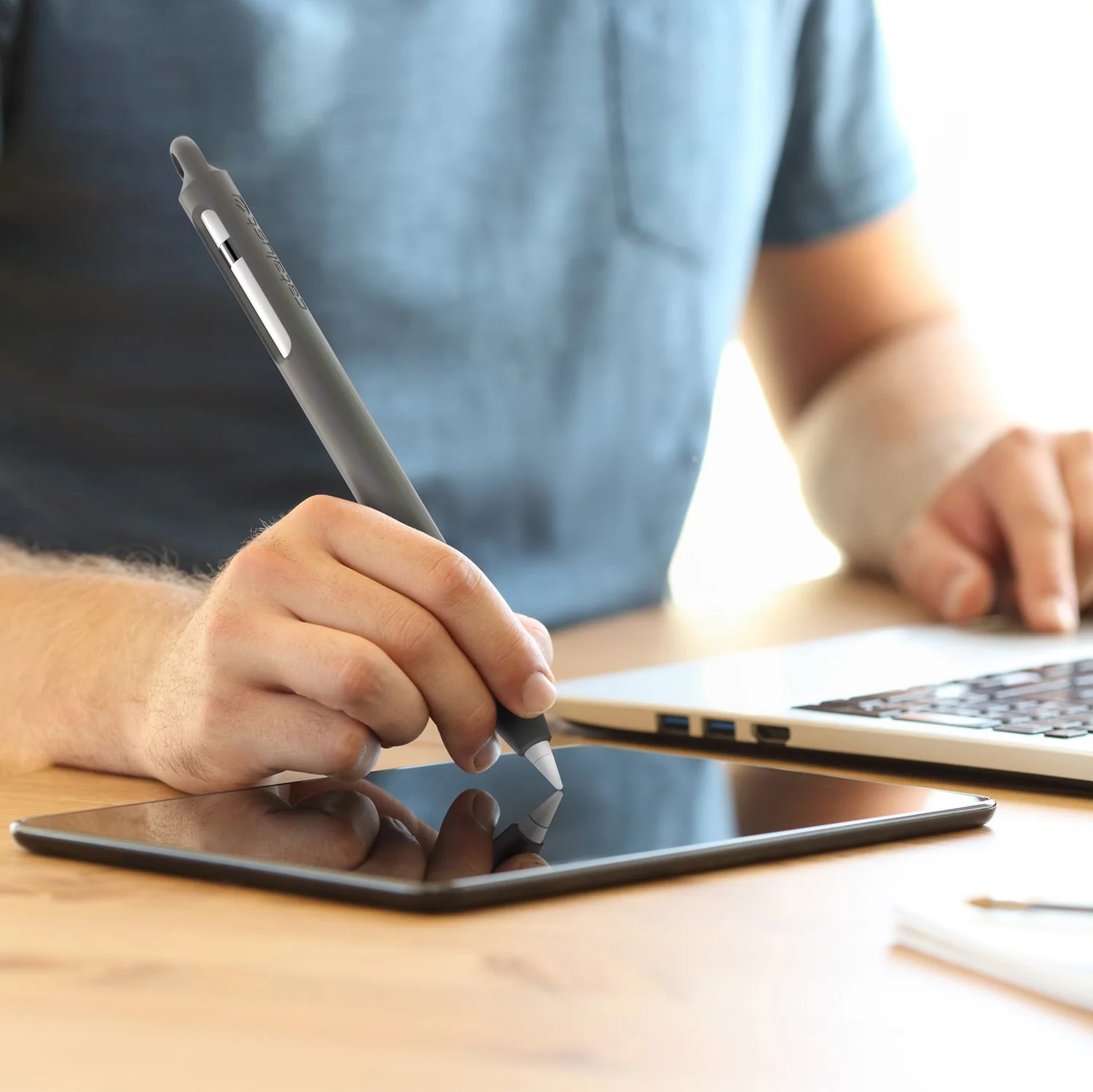 Apple Pencil (Gen 1) - Grip Case - Image 5