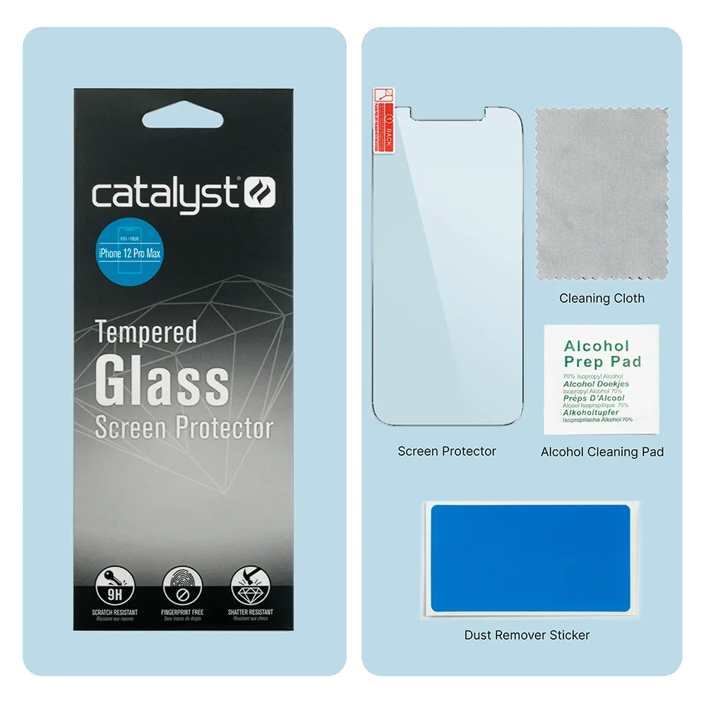 iPhone 12 Pro Max - Tempered Glass Screen Protector - Image 6