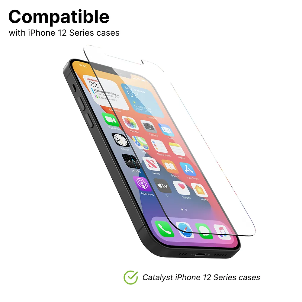 iPhone 12 Pro/12 - Tempered Glass Screen Protector - Image 5