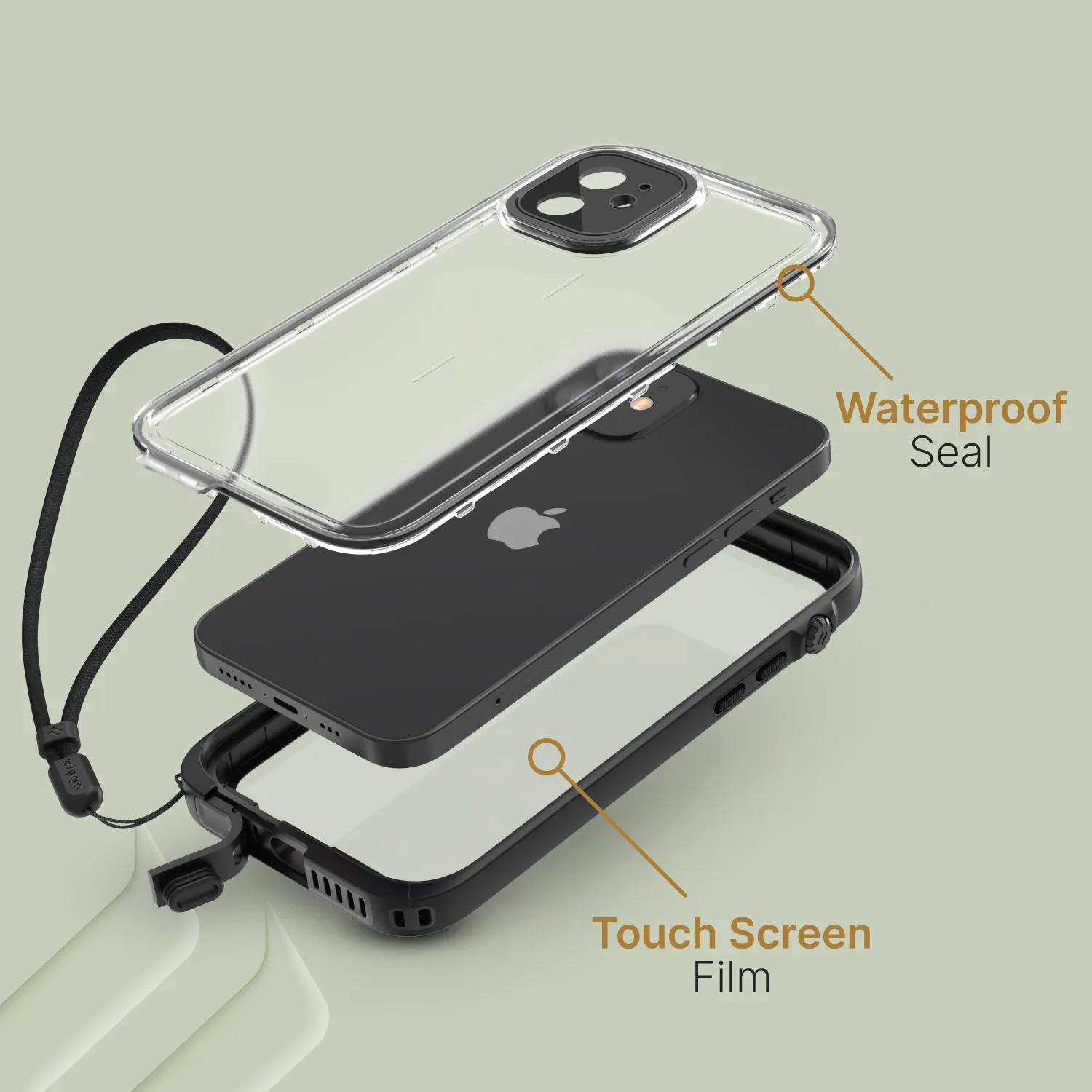iPhone 12 Pro - Waterproof Case, Total Protection - Image 4