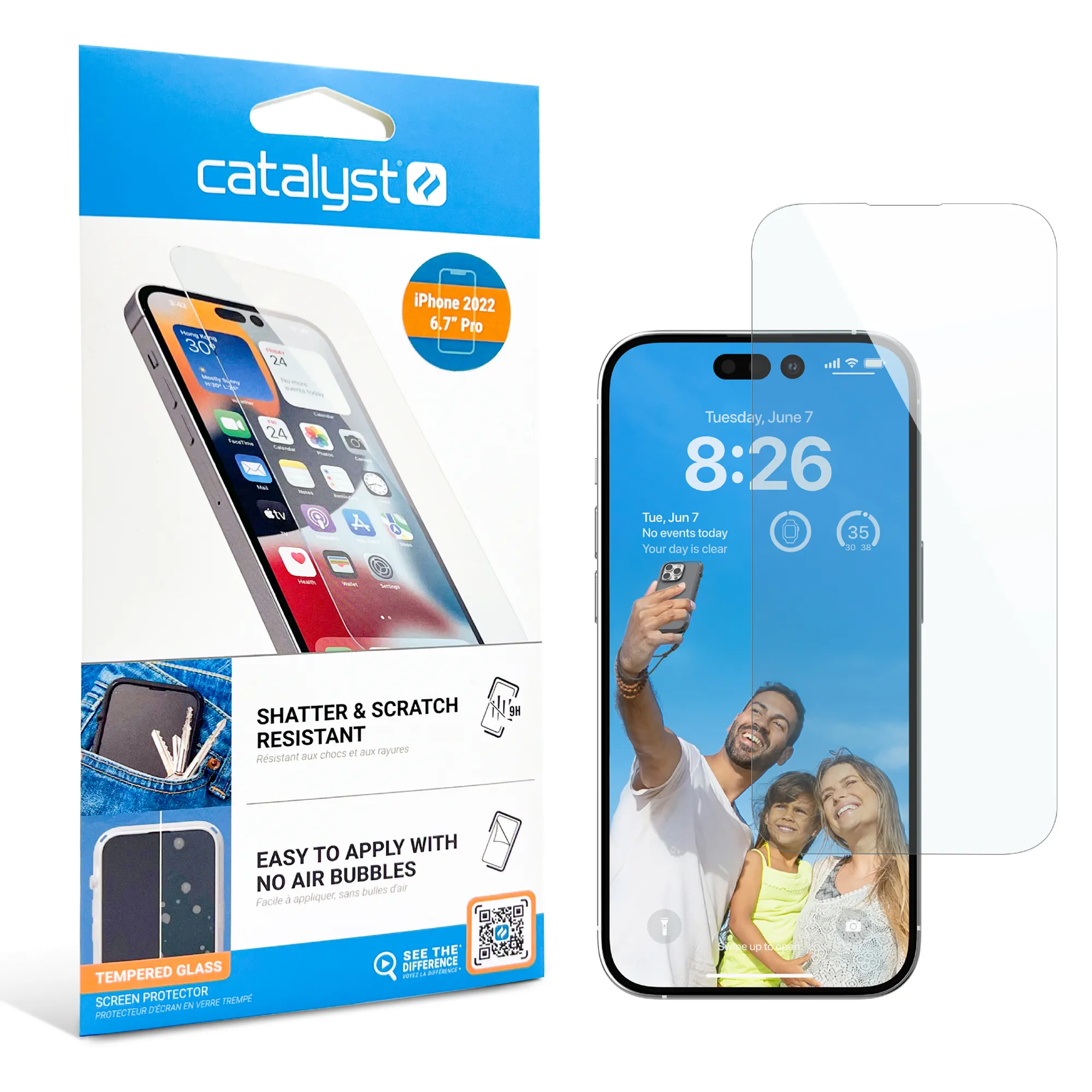 iPhone 14 Pro Max - Tempered Glass Screen Protector - Image 6