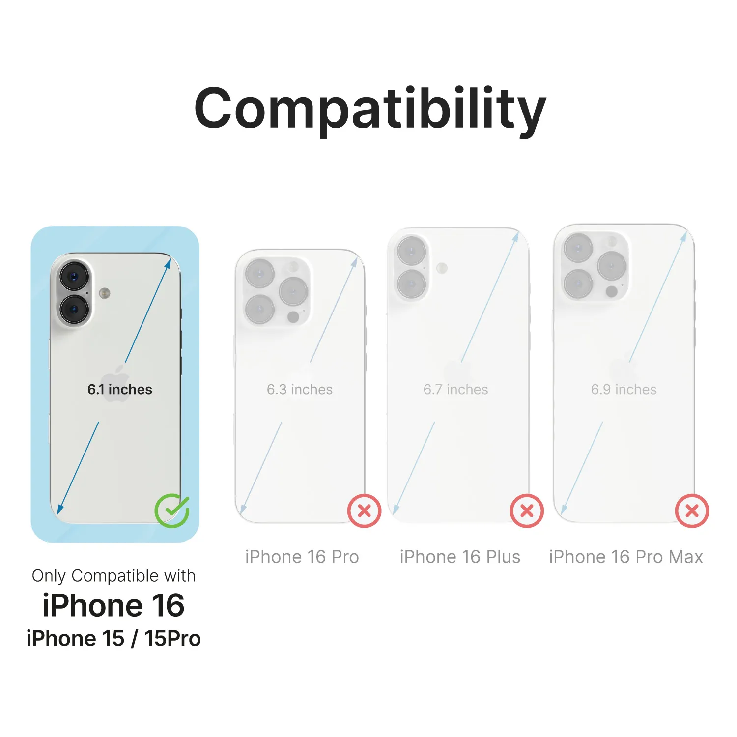 iPhone 16 / 15 Pro / 15 - Tempered Glass Screen Protector - Image 6