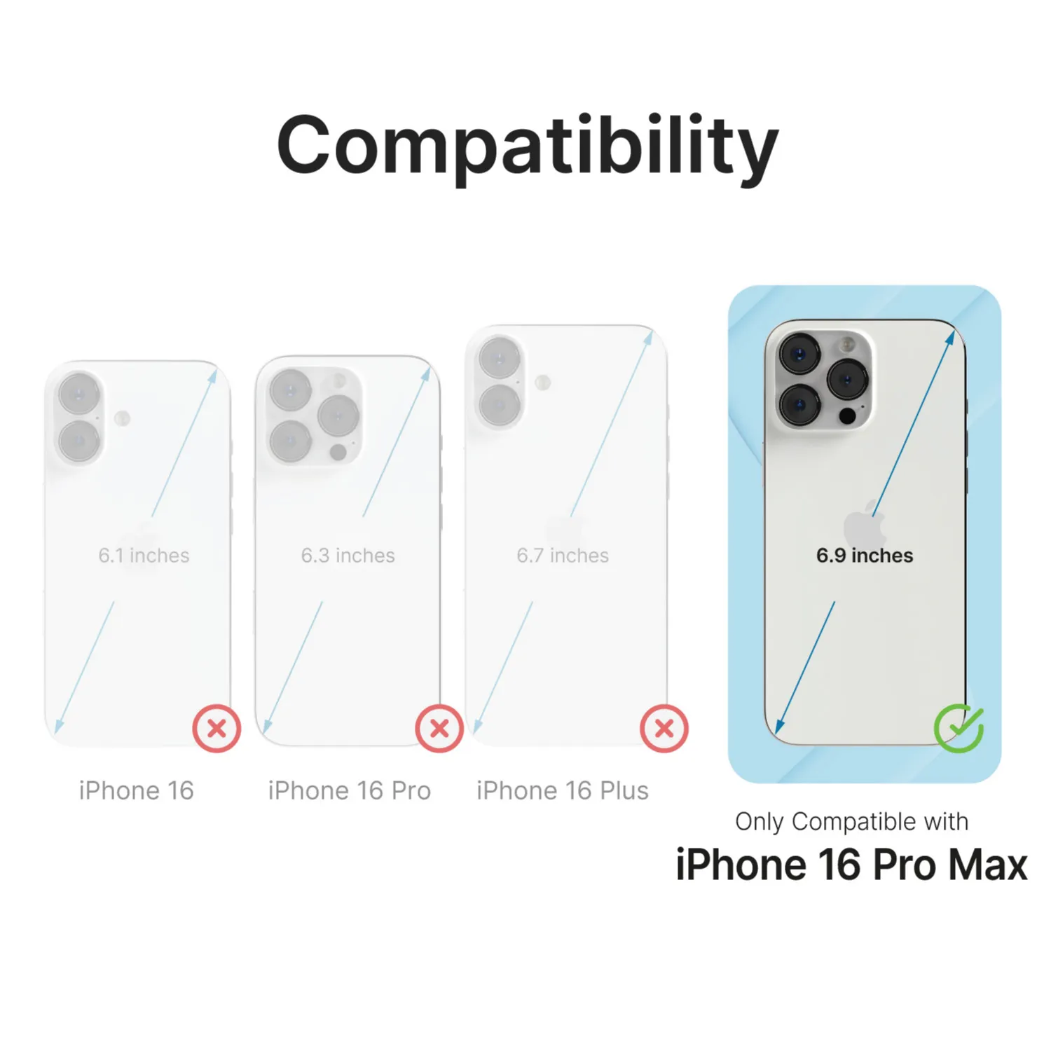 iPhone 16 Pro Max - Tempered Glass Screen Protector - Image 4