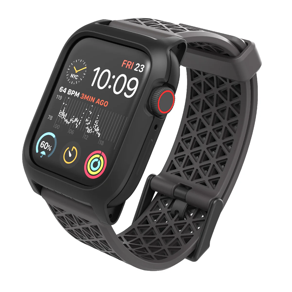 Rugged Sport Band for Catalyst Apple Watch Case | Large - Image 12